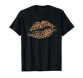Leopard Lips Cheetah Spots Big Lip T-Shirt - Minimalist Print for Adults - T-Shirt, Sweatshirt, Hoodie