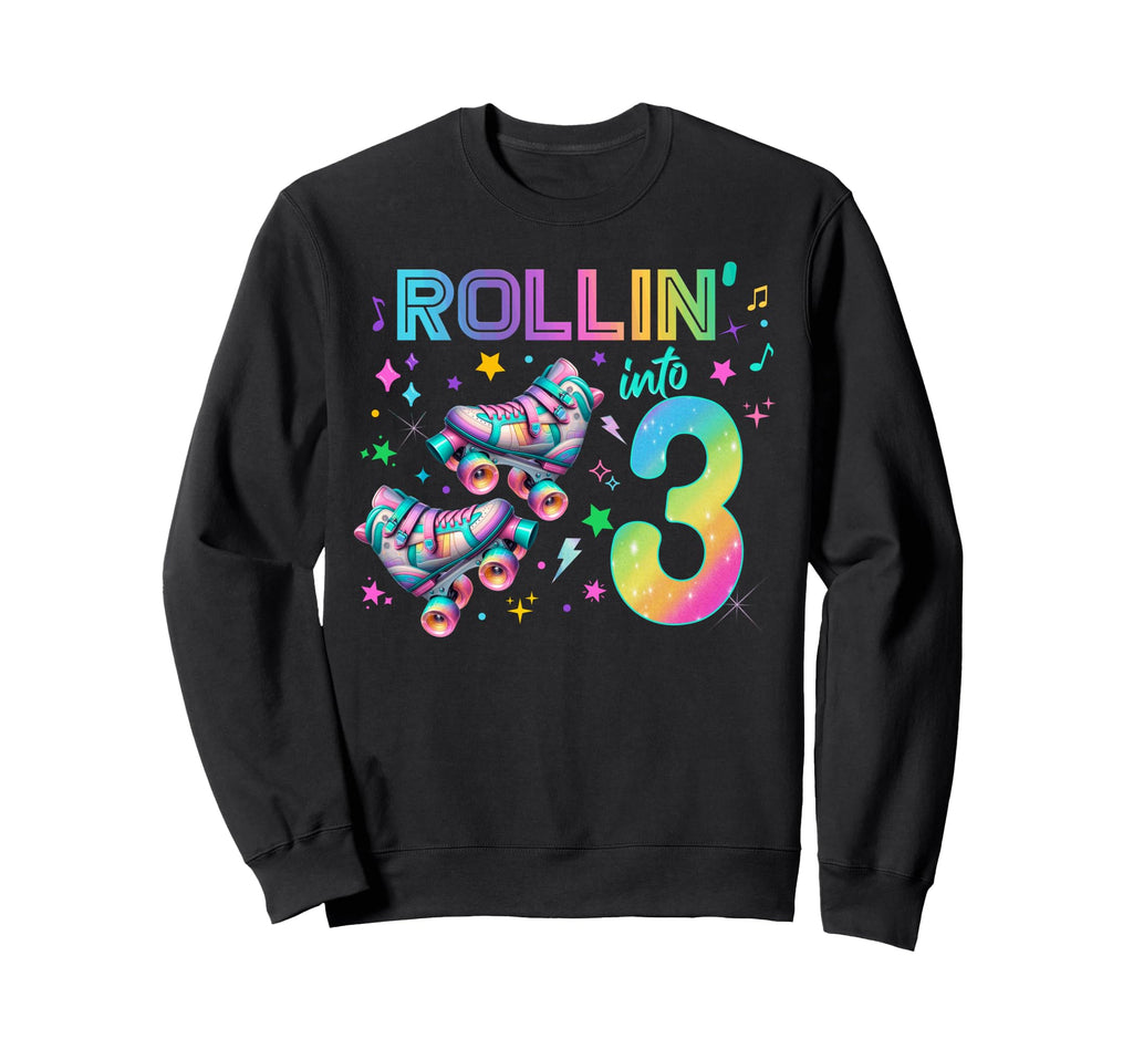 Roller Skates Birthday Outfit Sweatshirt - Trendy Graphic for Adults - T-Shirt, Sweatshirt, Hoodie