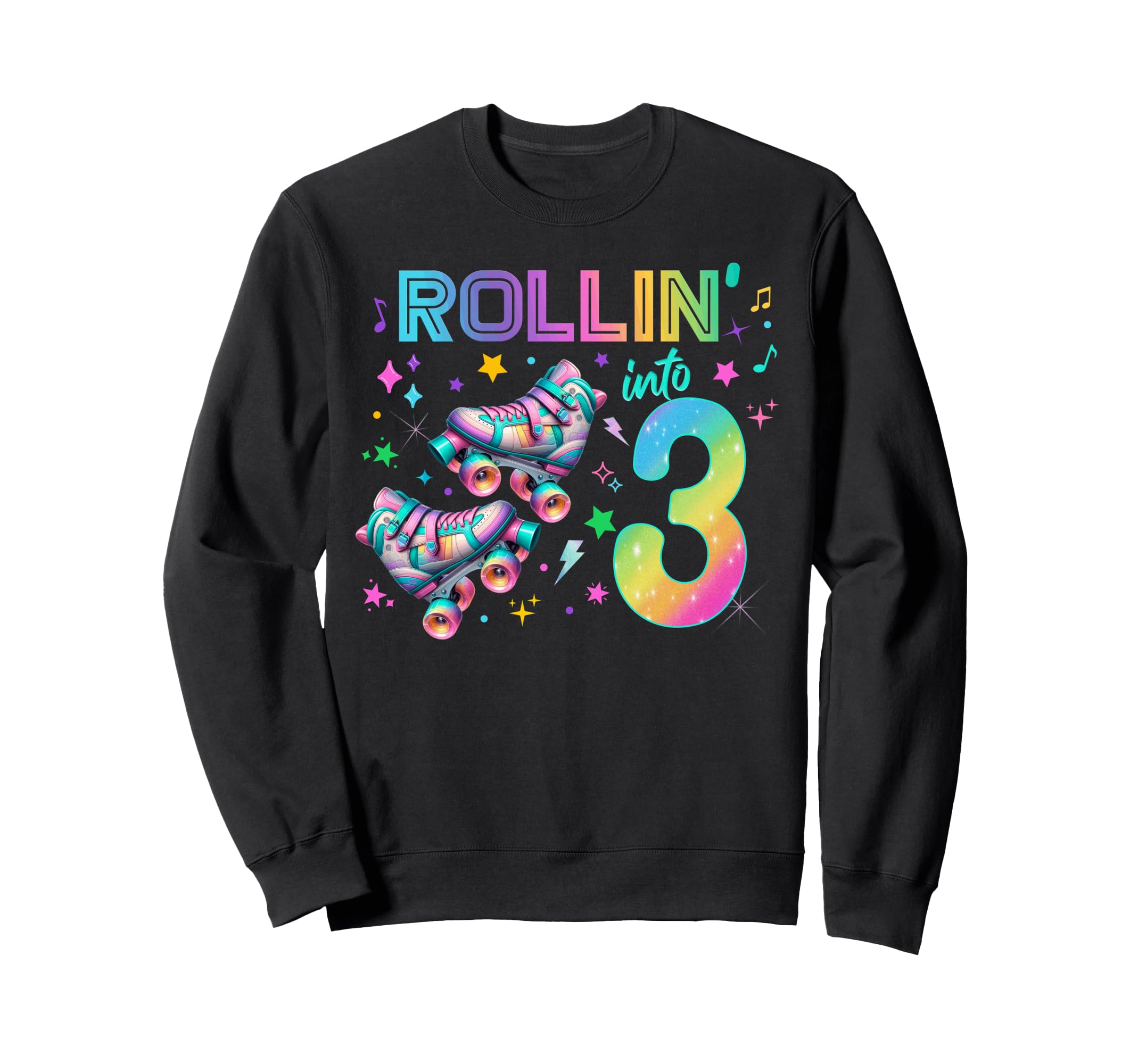 Roller Skates Birthday Outfit Sweatshirt - Trendy Graphic for Adults - T-Shirt, Sweatshirt, Hoodie