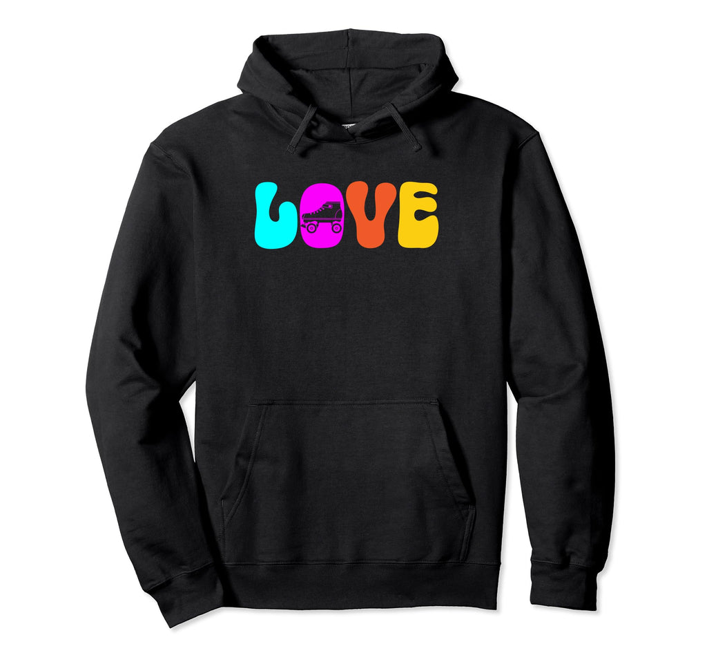 Roller Skating Funny Love Rollerskate Hoodie - Aesthetic Graphic Men Women - T-Shirt, Sweatshirt, Hoodie