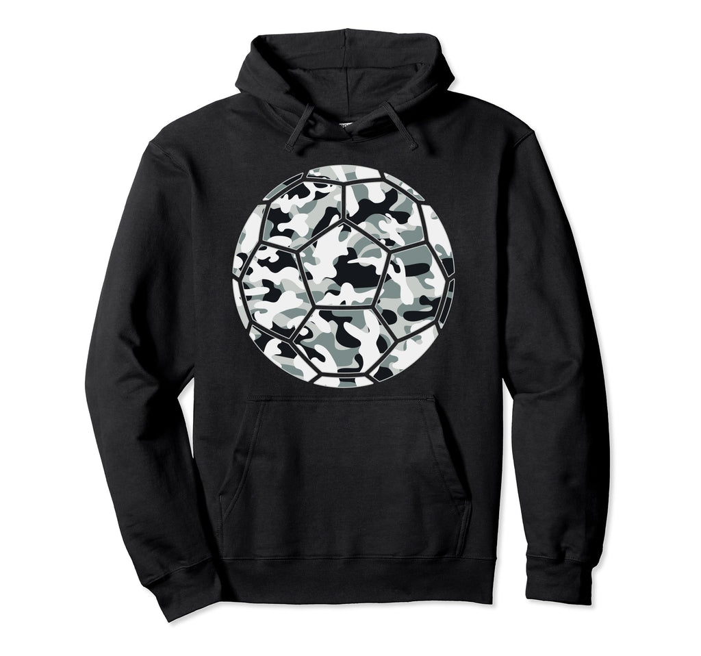 Soccer Player Camo Soccer Lover Hoodie - Aesthetic Graphic for Adults - T-Shirt, Sweatshirt, Hoodie