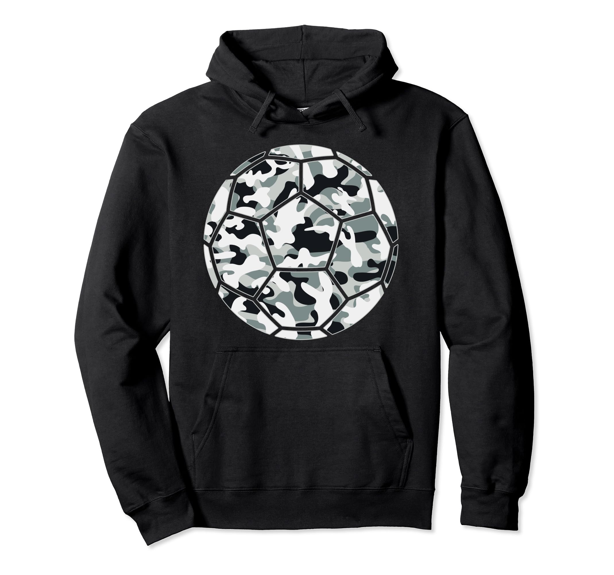 Soccer Player Camo Soccer Lover Hoodie - Aesthetic Graphic for Adults - T-Shirt, Sweatshirt, Hoodie