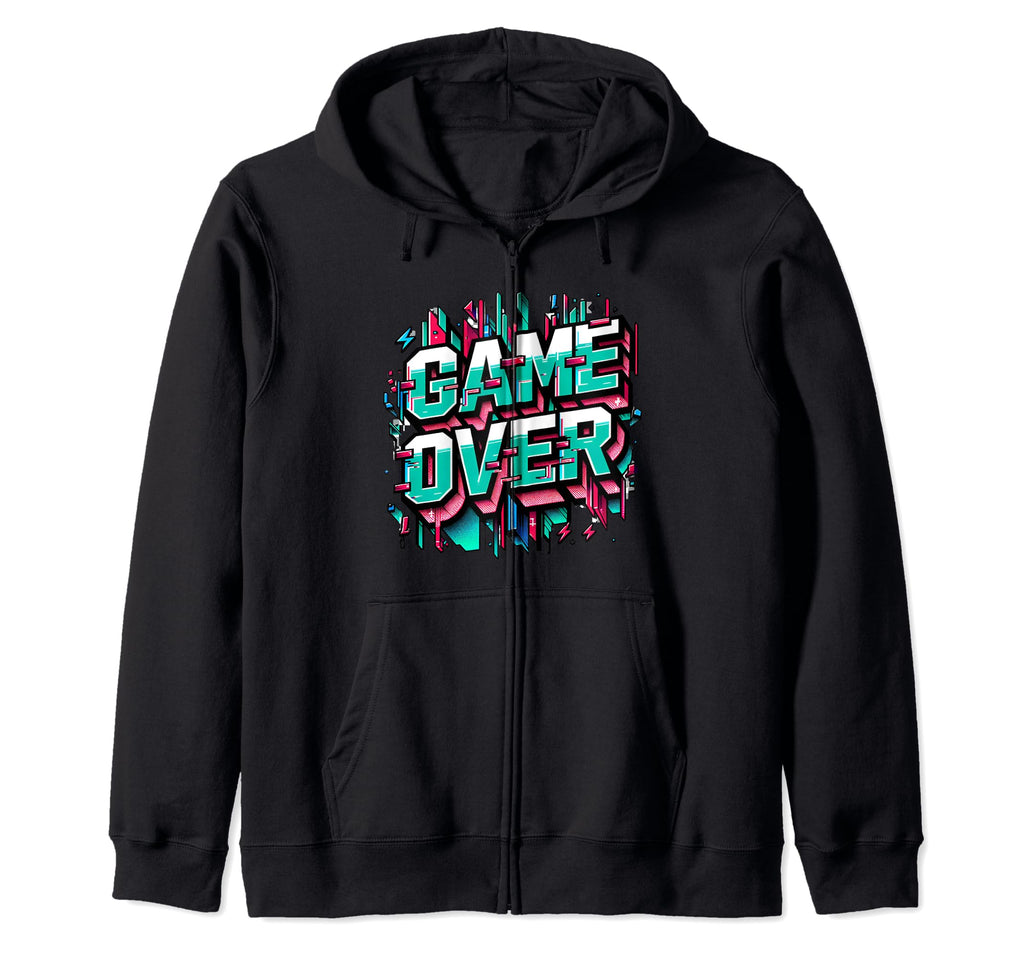 Video Play Arcade Spielhalle Hoodie - Minimalist Print Unisex - T-Shirt, Sweatshirt, Hoodie