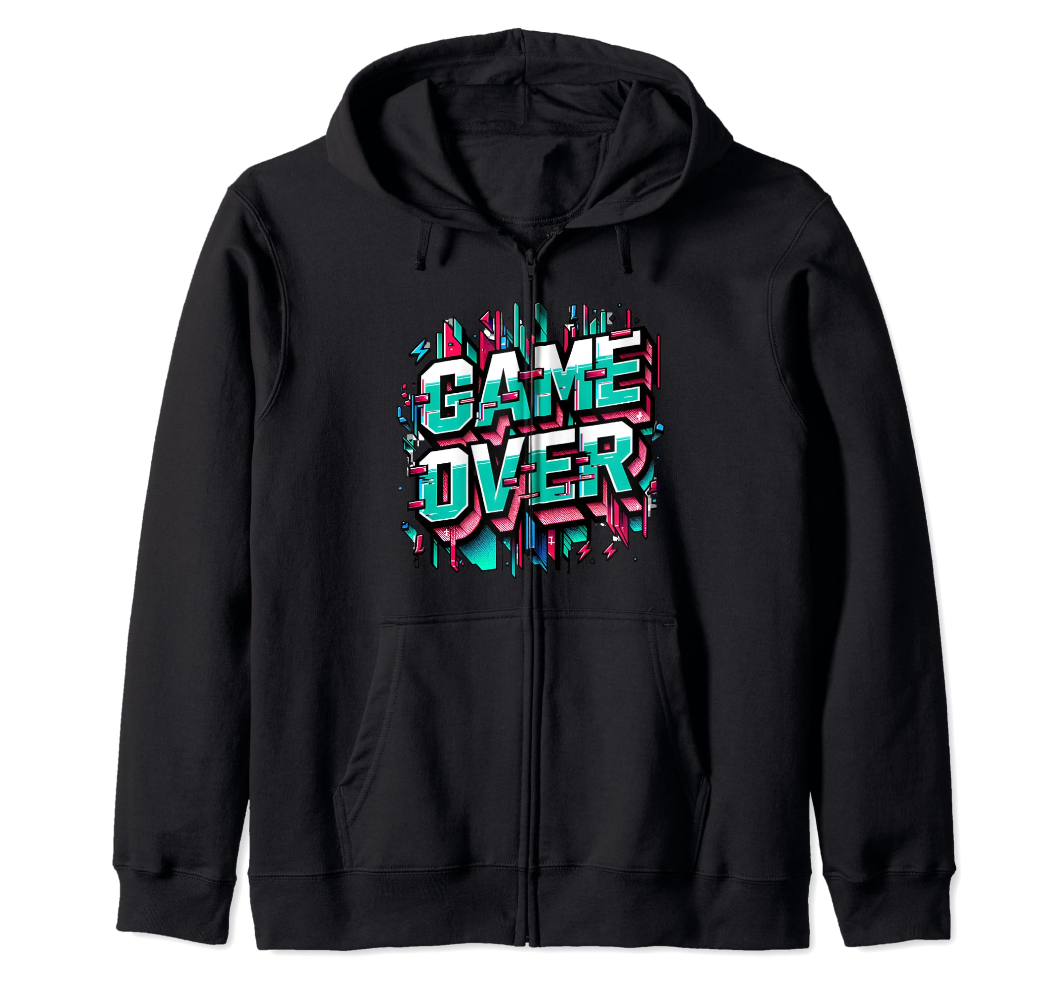 Video Play Arcade Spielhalle Hoodie - Minimalist Print Unisex - T-Shirt, Sweatshirt, Hoodie