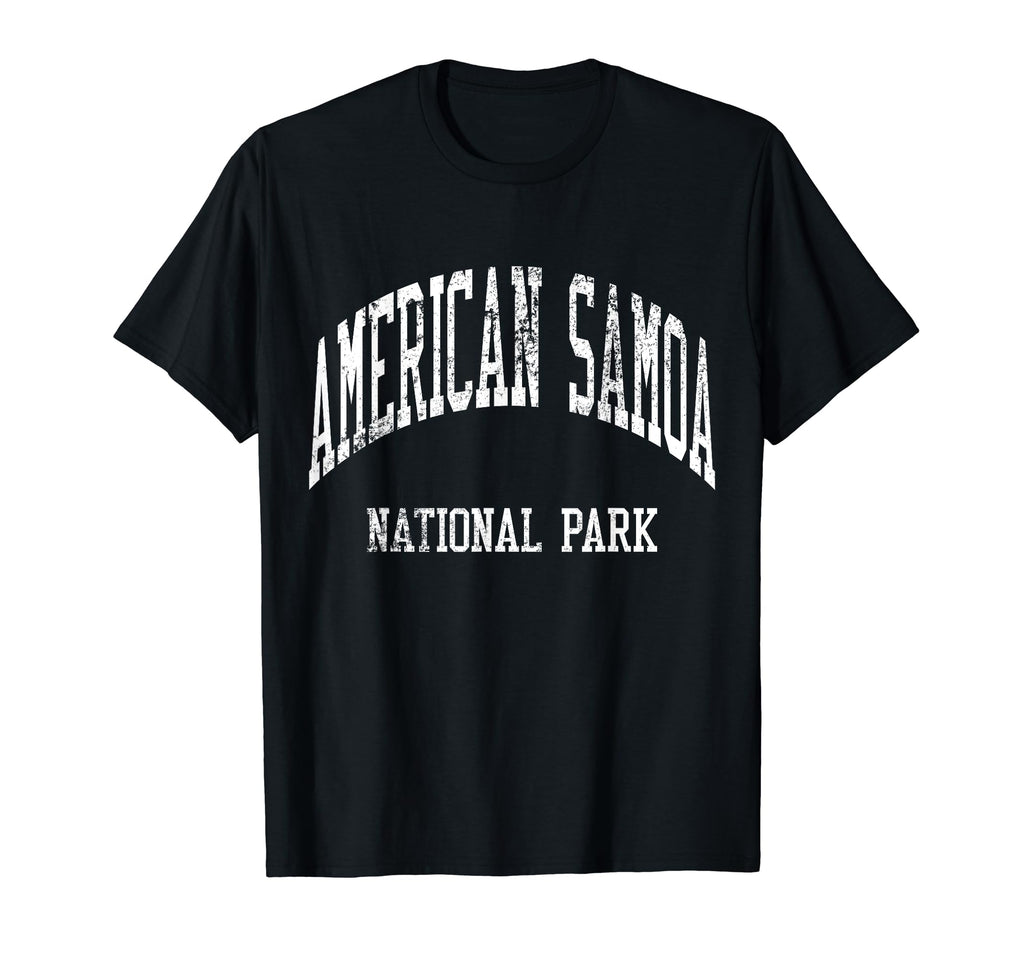 American Samoa National Park 70S T-Shirt - Casual Everyday Wear Men Women - T-Shirt, Sweatshirt, Hoodie