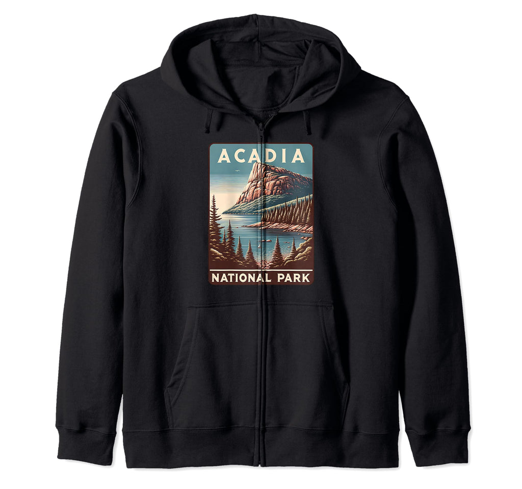 Acadia National Park Maine Usa Outdoor Hoodie - Novelty Apparel Men Women - T-Shirt, Sweatshirt, Hoodie