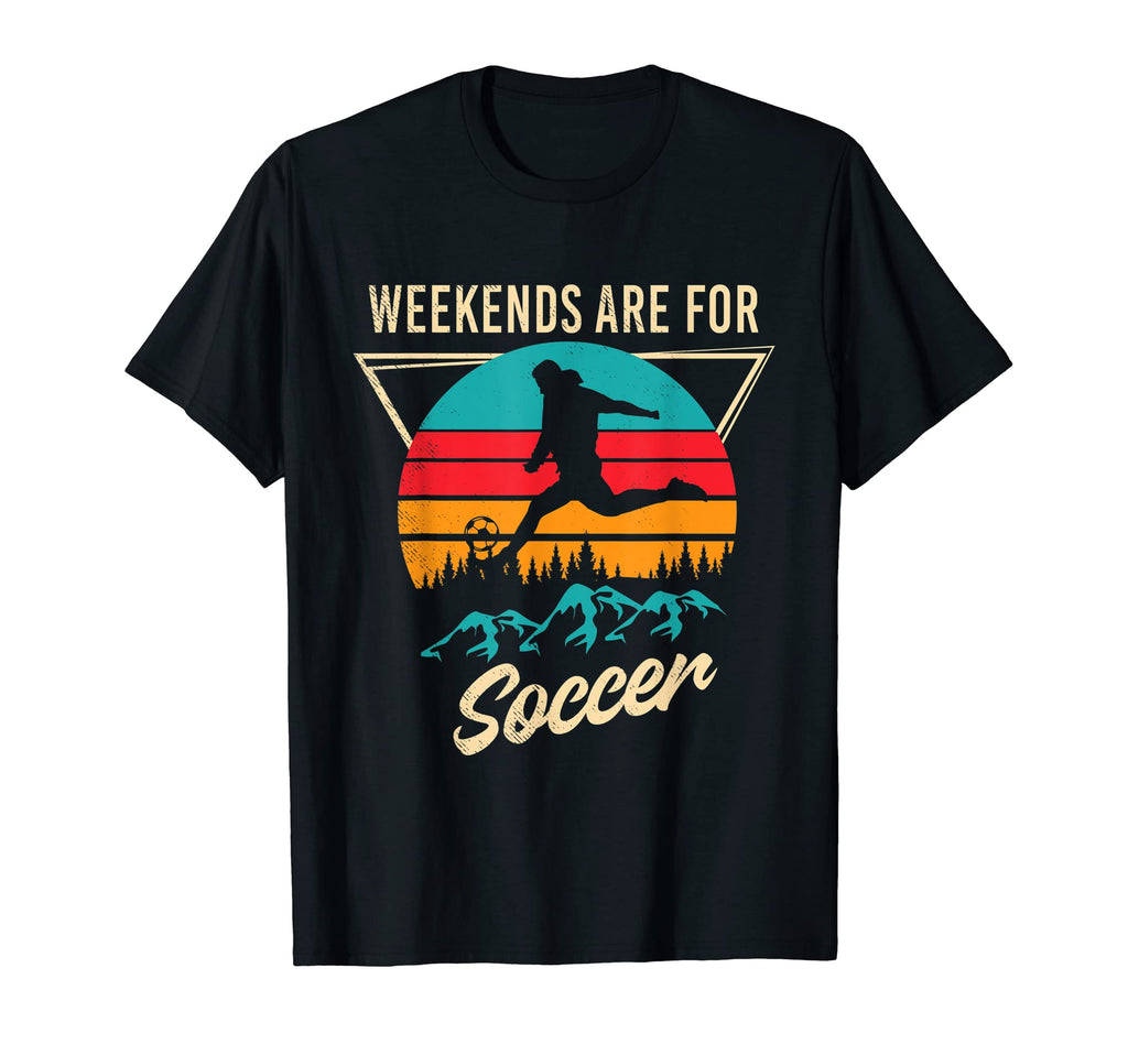 Soccer Funny Weekends Are Funny Art T-Shirt - Minimalist Print for Adults - T-Shirt, Sweatshirt, Hoodie