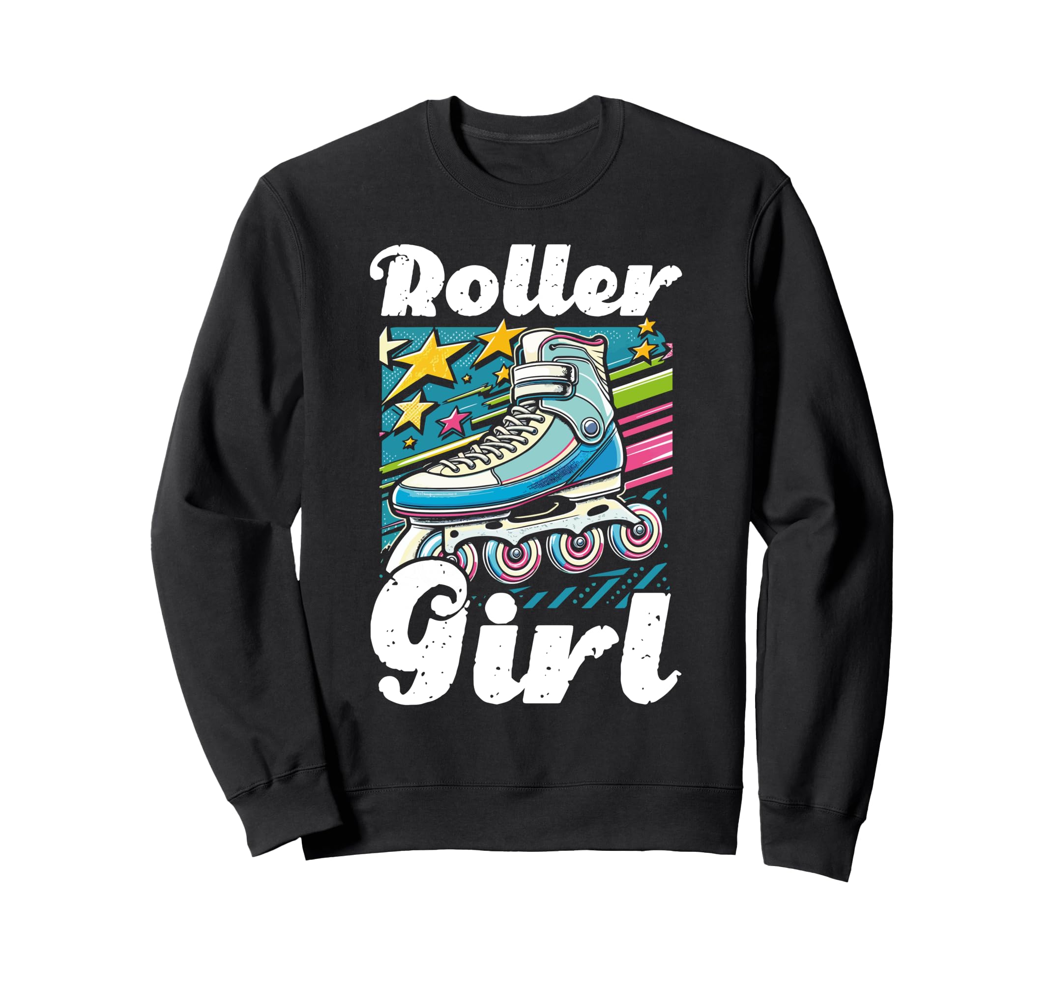 Roller 70S Skating Skater Skate Sweatshirt - Aesthetic Graphic Men Women - T-Shirt, Sweatshirt, Hoodie