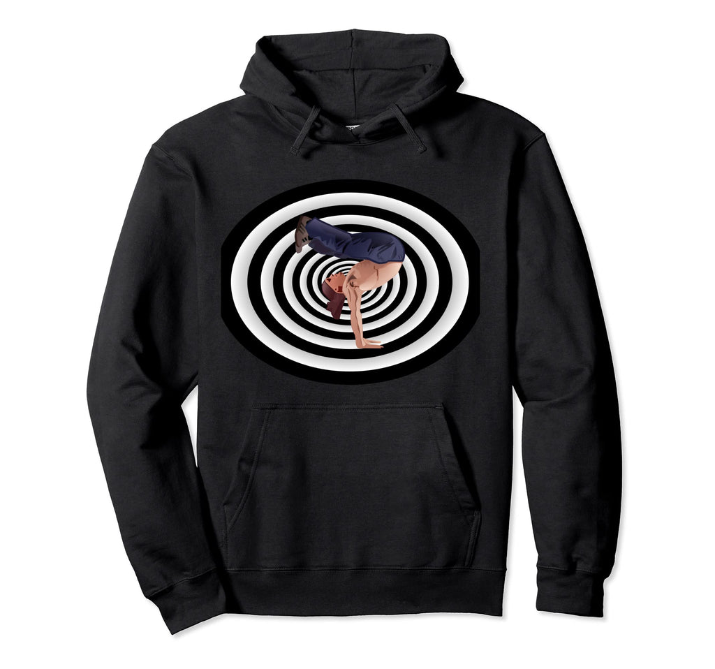 Hypnosis Spiral Breakdancer Oldschool Hoodie - Aesthetic Graphic Men Women - T-Shirt, Sweatshirt, Hoodie