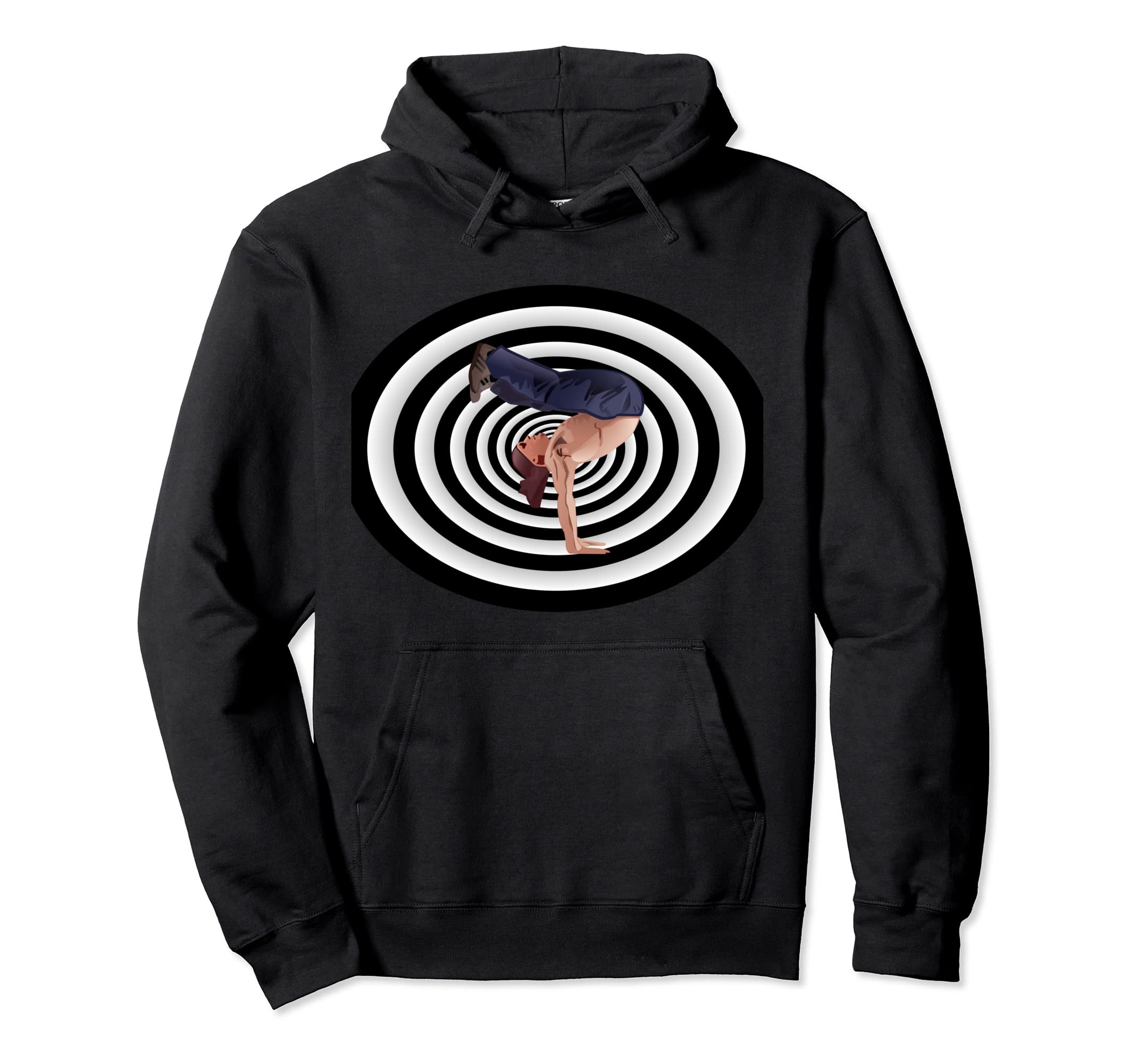 Hypnosis Spiral Breakdancer Oldschool Hoodie - Aesthetic Graphic Men Women - T-Shirt, Sweatshirt, Hoodie