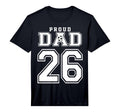 Number 26 Custom Proud Soccer Futbol T-Shirt - Unique Graphic Men Women - T-Shirt, Sweatshirt, Hoodie