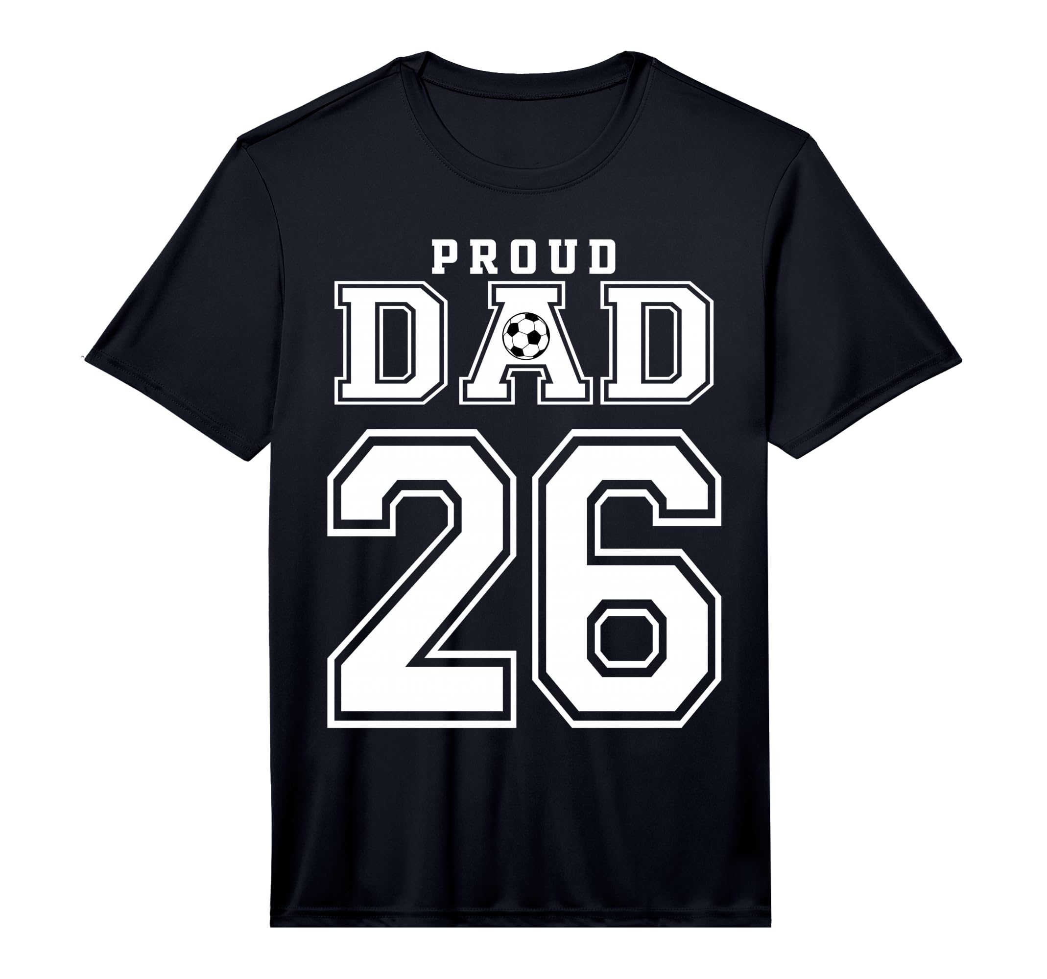Number 26 Custom Proud Soccer Futbol T-Shirt - Unique Graphic Men Women - T-Shirt, Sweatshirt, Hoodie
