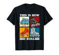 Roller Skating Theme This Is How I Roll T-Shirt - Minimalist Print Unisex - T-Shirt, Sweatshirt, Hoodie
