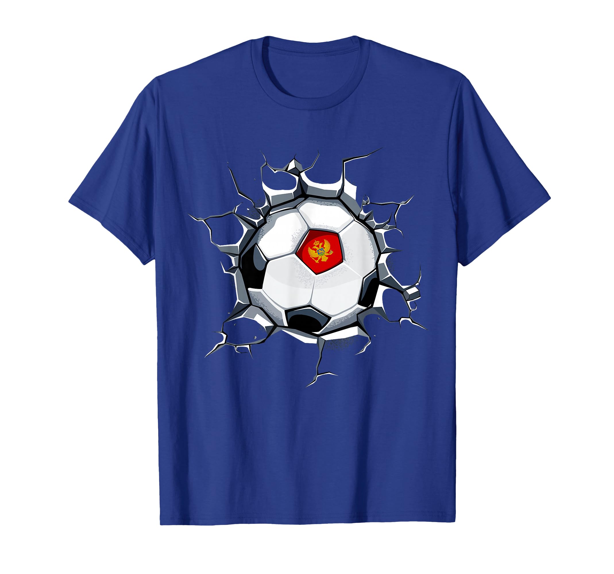 Montenegro Soccer Fans Jersey T-Shirt - Minimalist Print Unisex - T-Shirt, Sweatshirt, Hoodie