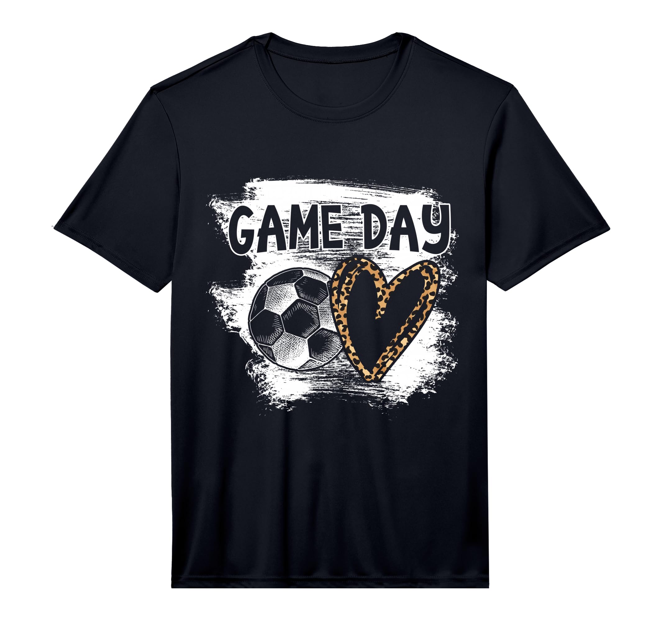 Soccer Player Game Day Leopard Cheetah T-Shirt - Graphic Print Men Women - T-Shirt, Sweatshirt, Hoodie
