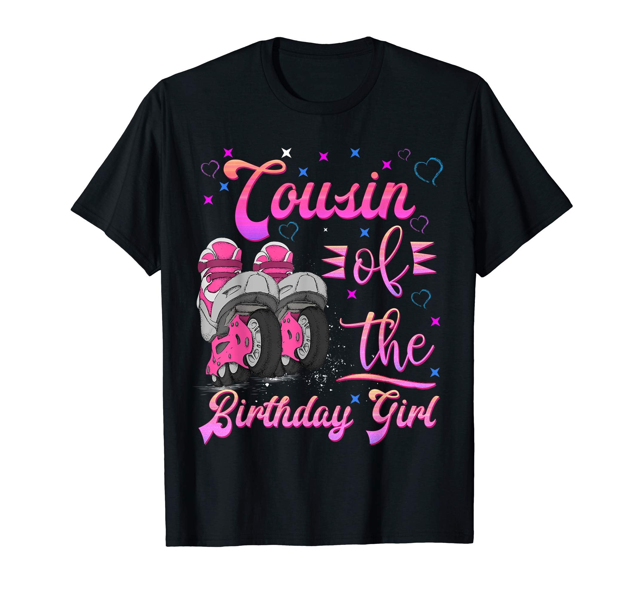 Cousin Birthday Rolling Skate Birthday T-Shirt - Unique Graphic Men Women - T-Shirt, Sweatshirt, Hoodie