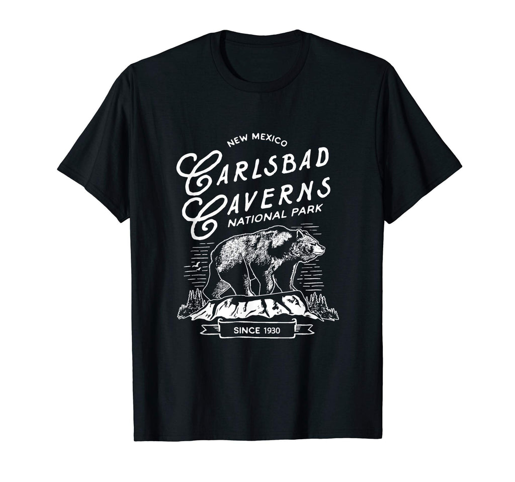 Carlsbad Caverns National Park Bear New T-Shirt - Unique Graphic Unisex - T-Shirt, Sweatshirt, Hoodie