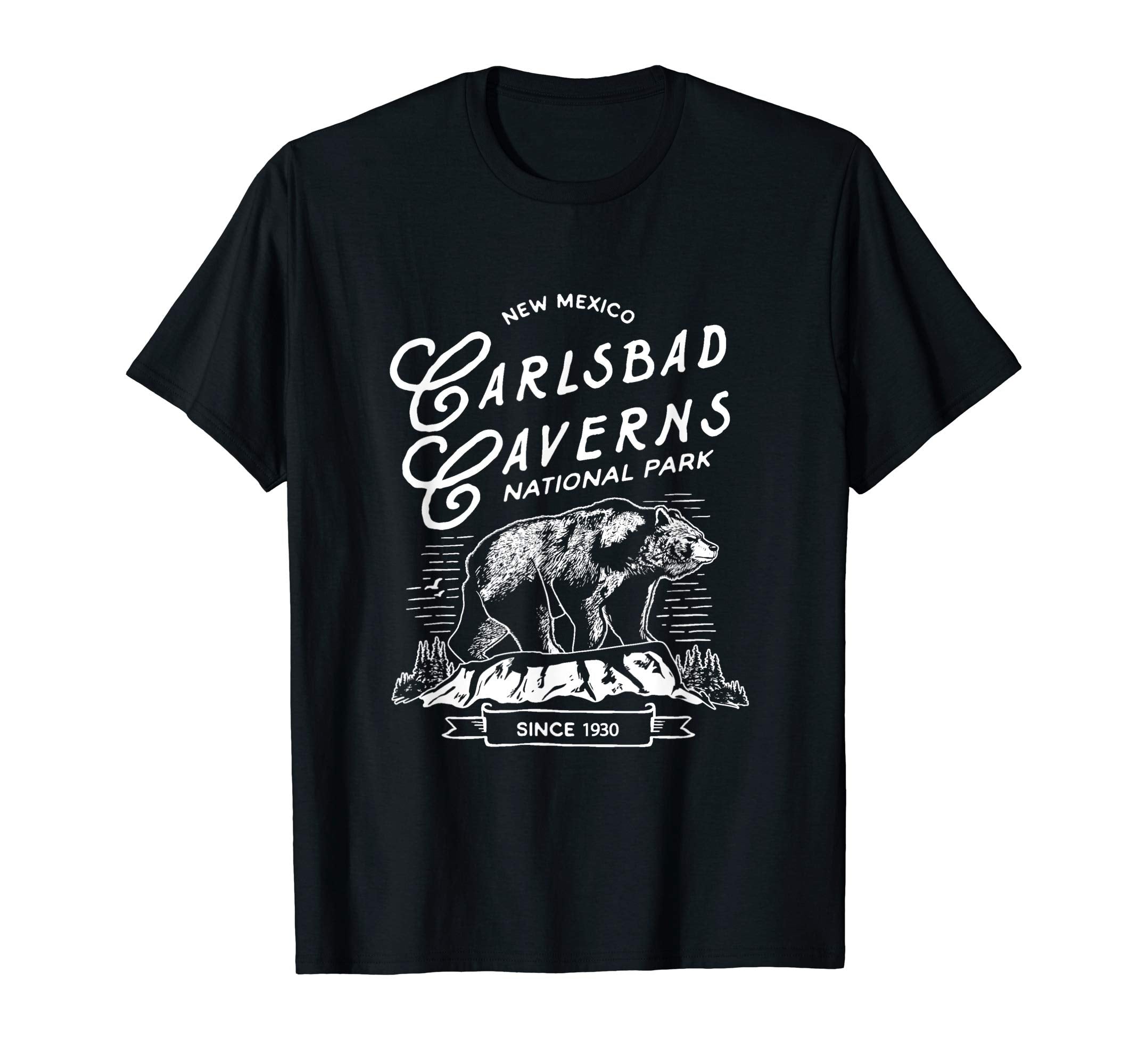 Carlsbad Caverns National Park Bear New T-Shirt - Unique Graphic Unisex - T-Shirt, Sweatshirt, Hoodie
