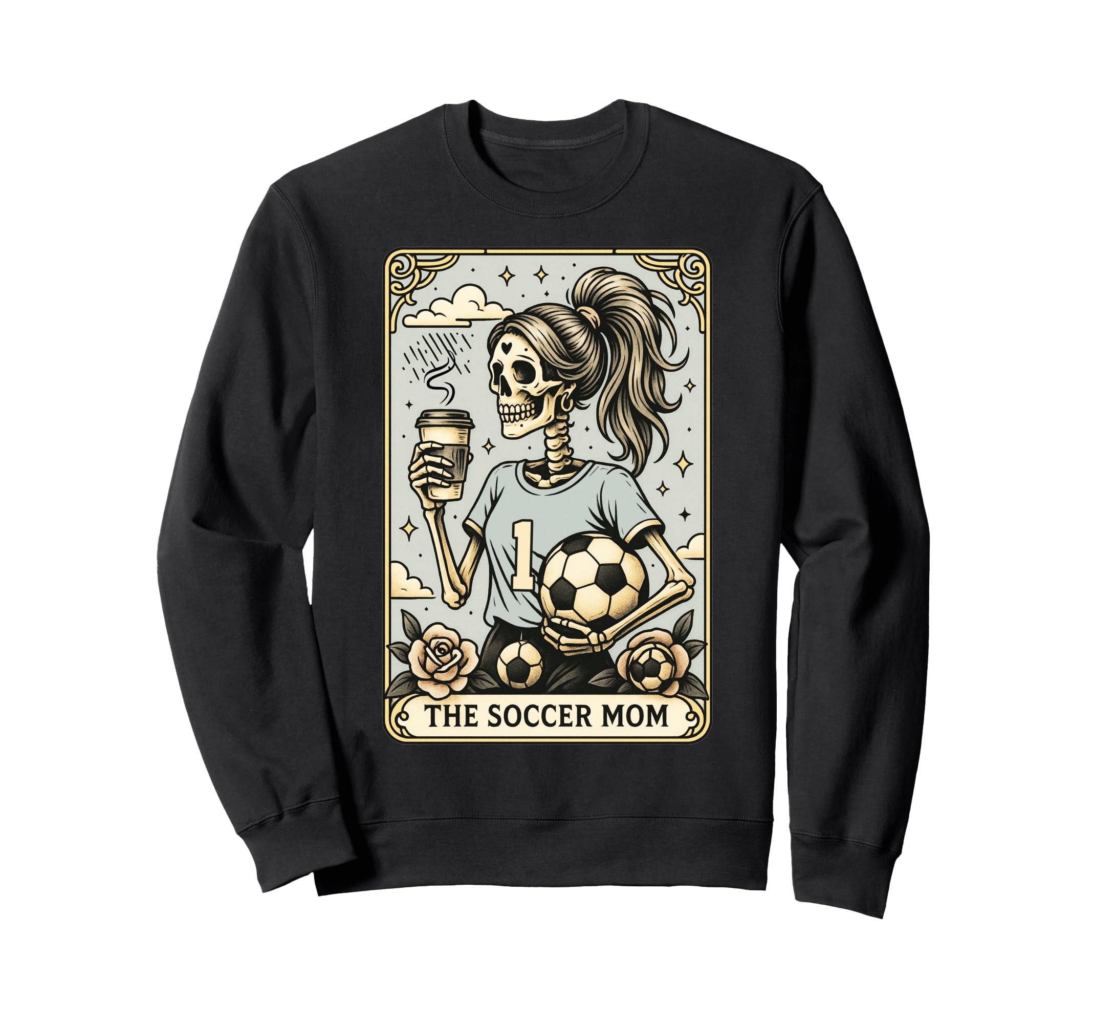 Soccer Mom Tarot Card Sweatshirt - Casual Everyday Wear for Adults - T-Shirt, Sweatshirt, Hoodie