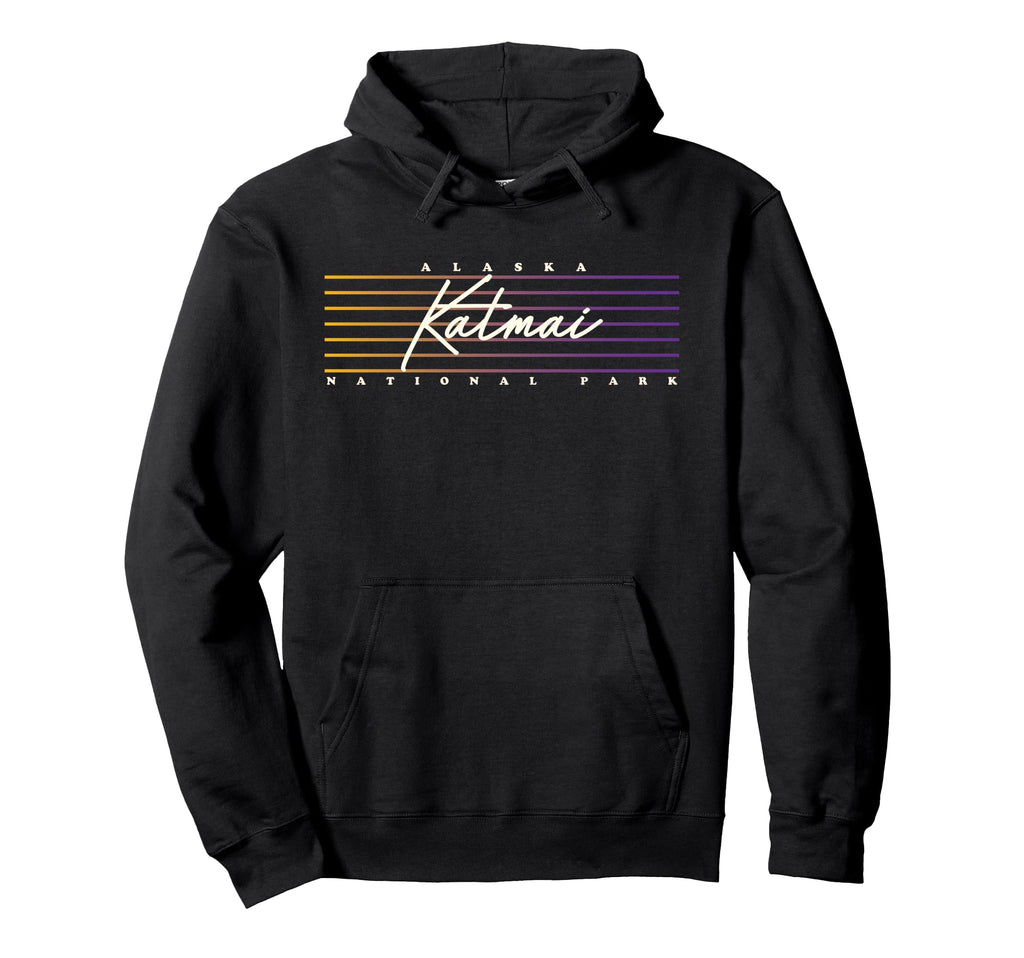 Nostalgic Katmai National Park Hoodie - Fun Novelty Design Unisex - T-Shirt, Sweatshirt, Hoodie