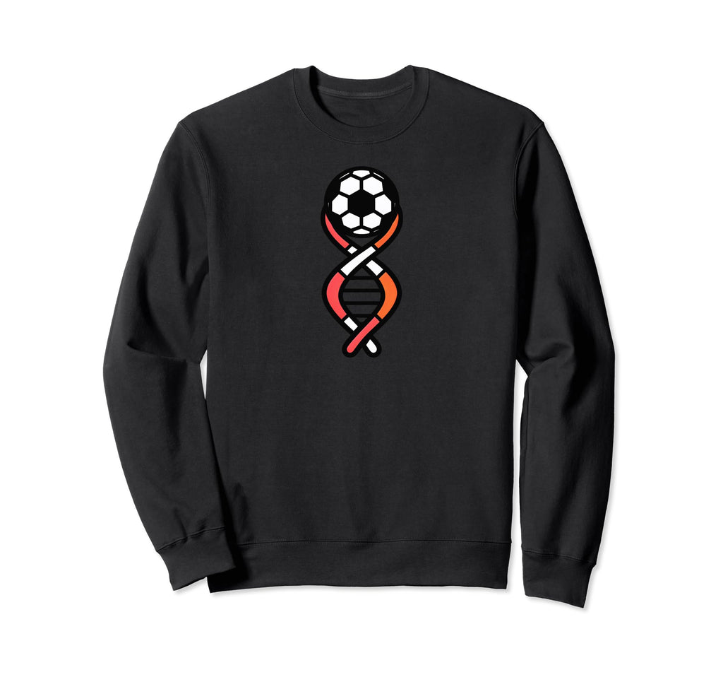 Dna Strand Soccer Ball Soccer Coach Sweatshirt - Unique Graphic for Adults - T-Shirt, Sweatshirt, Hoodie