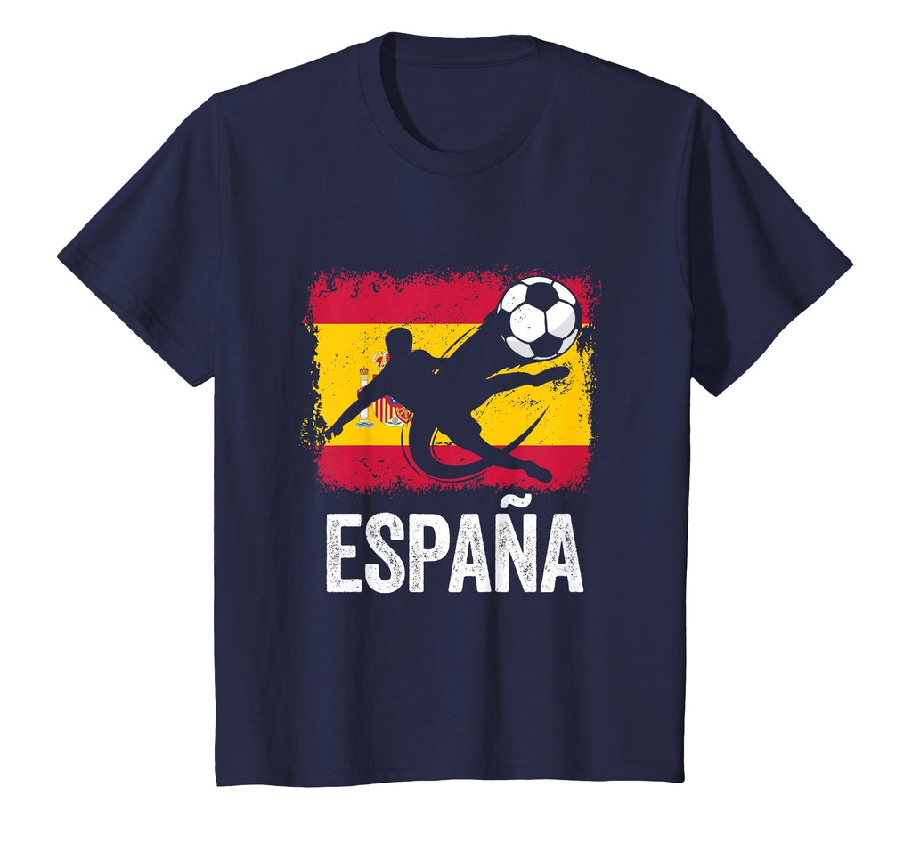 Spain Espana Soccer Football Fan T-Shirt - Custom Art Print Men Women - T-Shirt, Sweatshirt, Hoodie