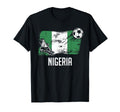 Nigeria Flag Nigerian Soccer Flag T-Shirt - Minimalist Print Men Women - T-Shirt, Sweatshirt, Hoodie