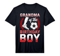 Grandma Birthday Soccer Player Bday T-Shirt - Graphic Print Unisex - T-Shirt, Sweatshirt, Hoodie