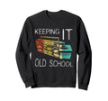 Keeping It Old School Boombox 80S Sweatshirt - Aesthetic Graphic Men Women - T-Shirt, Sweatshirt, Hoodie