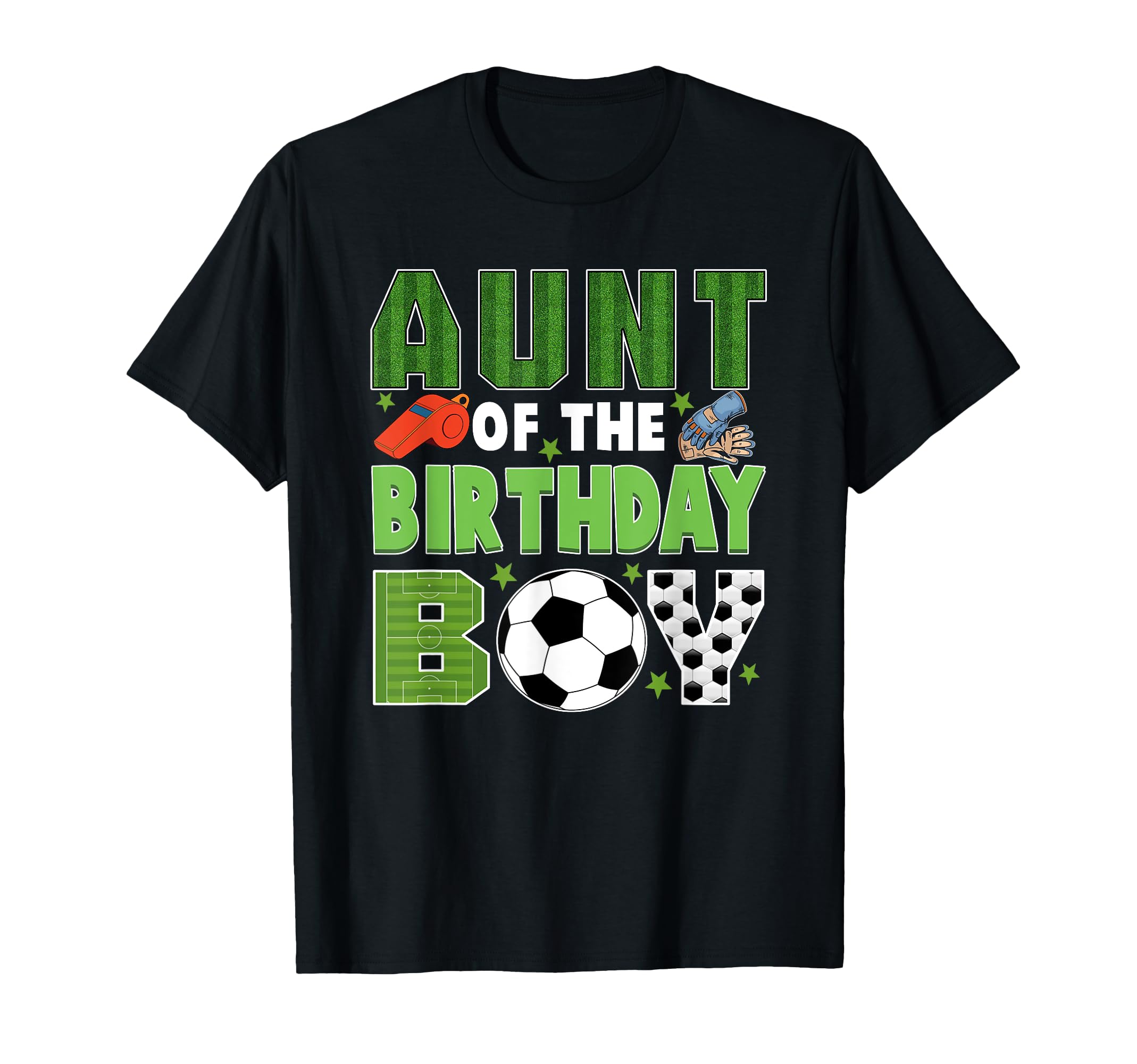 Aunt Birthday Soccer Group Family T-Shirt - Custom Art Print for Adults - T-Shirt, Sweatshirt, Hoodie