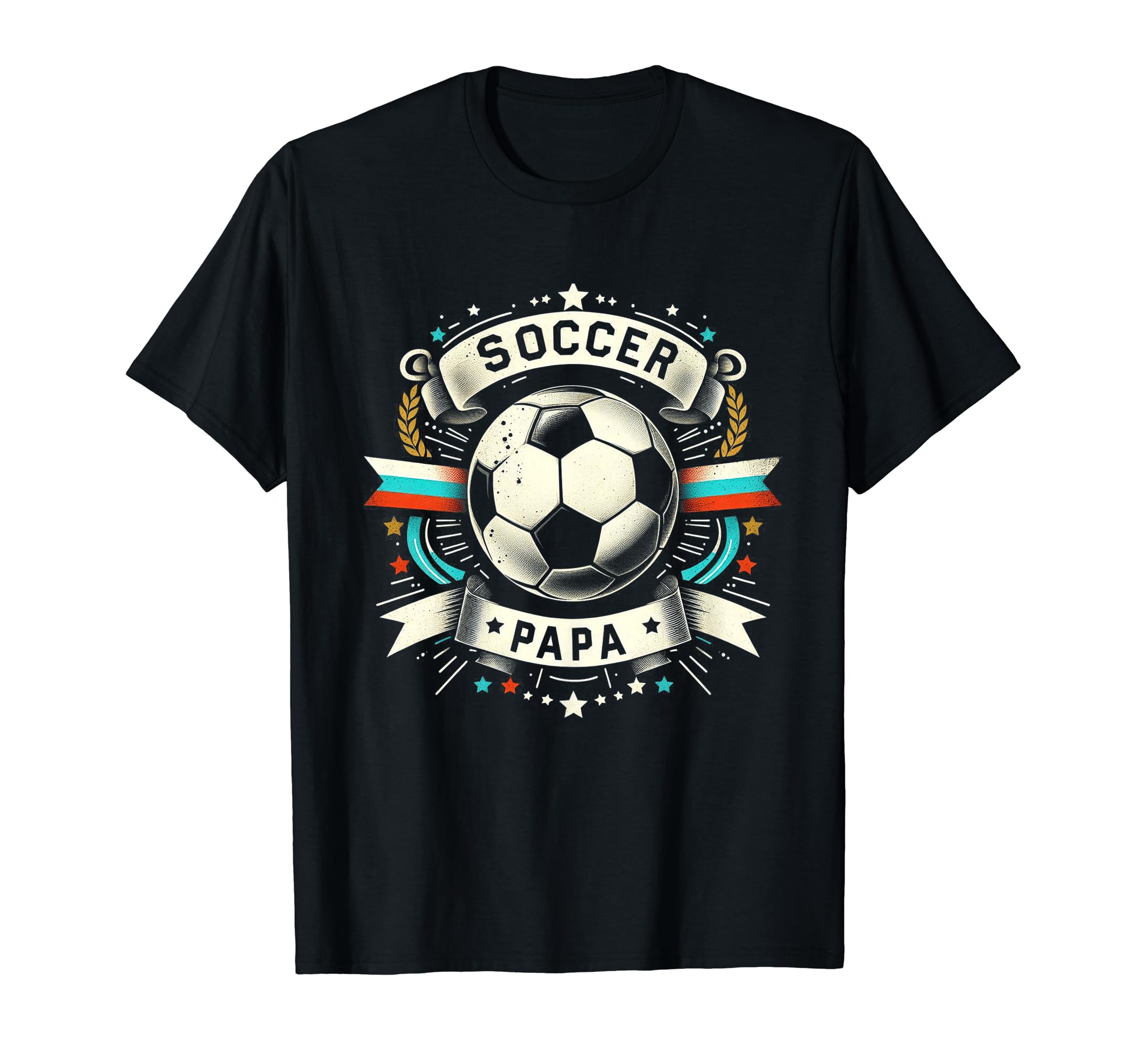 Soccer Papa Family Matching Dad T-Shirt - Minimalist Print Men Women - T-Shirt, Sweatshirt, Hoodie