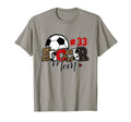 Soccer Mom 33 Custom Number T-Shirt - Casual Everyday Wear for Adults - T-Shirt, Sweatshirt, Hoodie