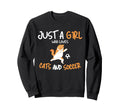 Just Who Loves Cats And Soccer Cat Sweatshirt - Custom Art Print Men Women - T-Shirt, Sweatshirt, Hoodie