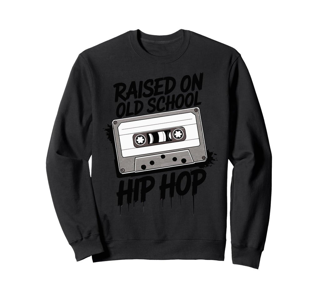 Old School Hip Hop 90S Music Rap Sweatshirt - Minimalist Print for Adults - T-Shirt, Sweatshirt, Hoodie