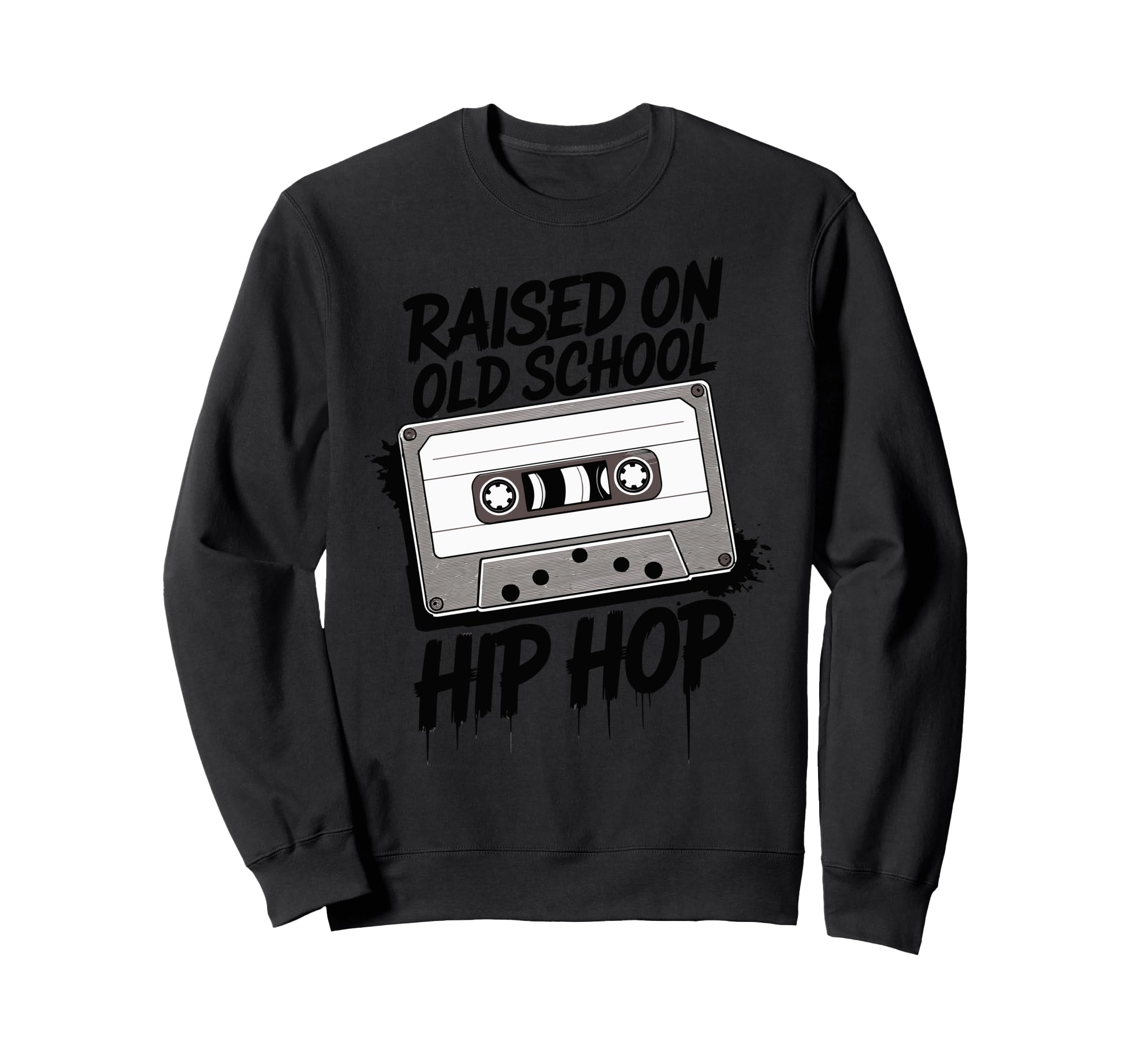 Old School Hip Hop 90S Music Rap Sweatshirt - Minimalist Print for Adults - T-Shirt, Sweatshirt, Hoodie