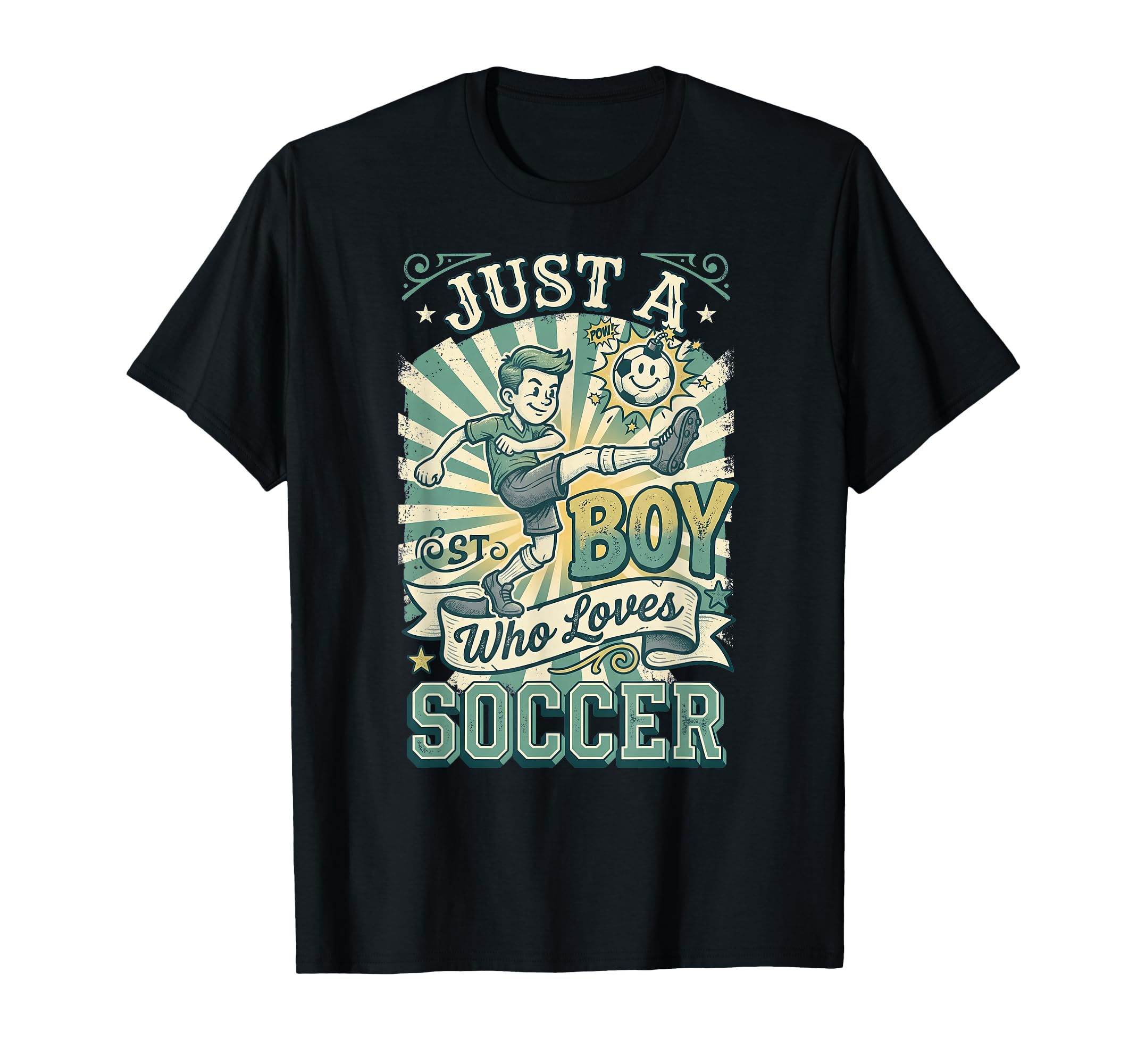 Soccer Just Who Loves Soccer Football T-Shirt - Novelty Apparel Unisex - T-Shirt, Sweatshirt, Hoodie