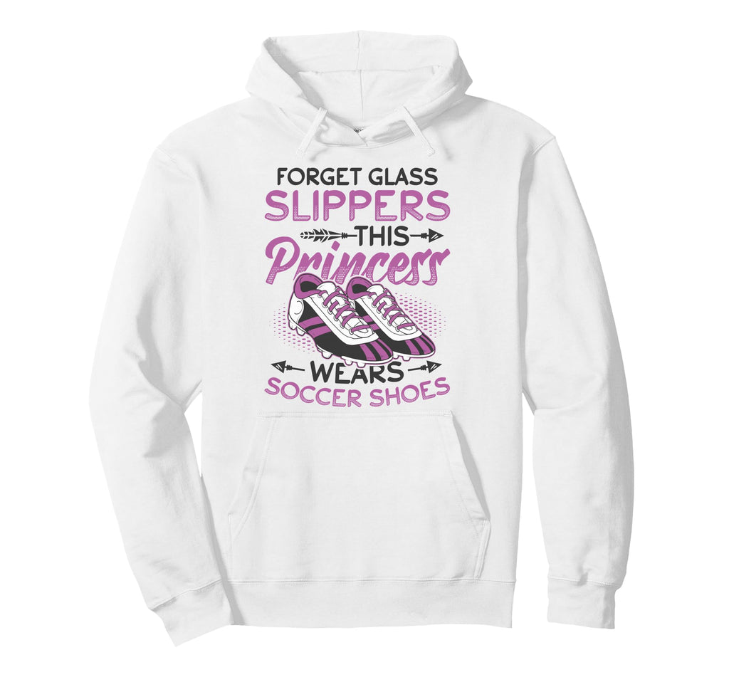 Princess Wears Soccer Shoes Female Hoodie - Unique Graphic for Adults - T-Shirt, Sweatshirt, Hoodie