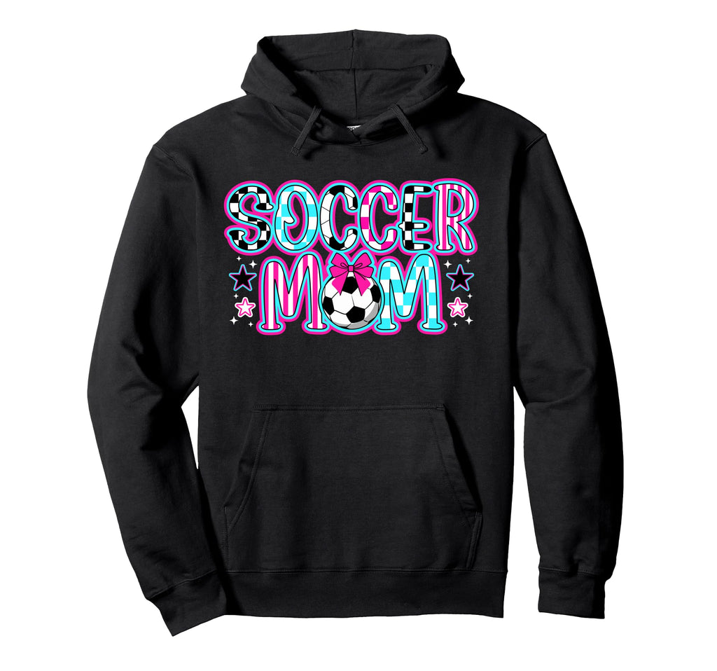 Soccer Mom Soccer Player Mama Coquette Hoodie - Minimalist Print Men Women - T-Shirt, Sweatshirt, Hoodie