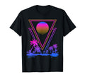 Synthwave Aesthetic 1980S Palm Trees T-Shirt - Custom Art Print for Adults - T-Shirt, Sweatshirt, Hoodie