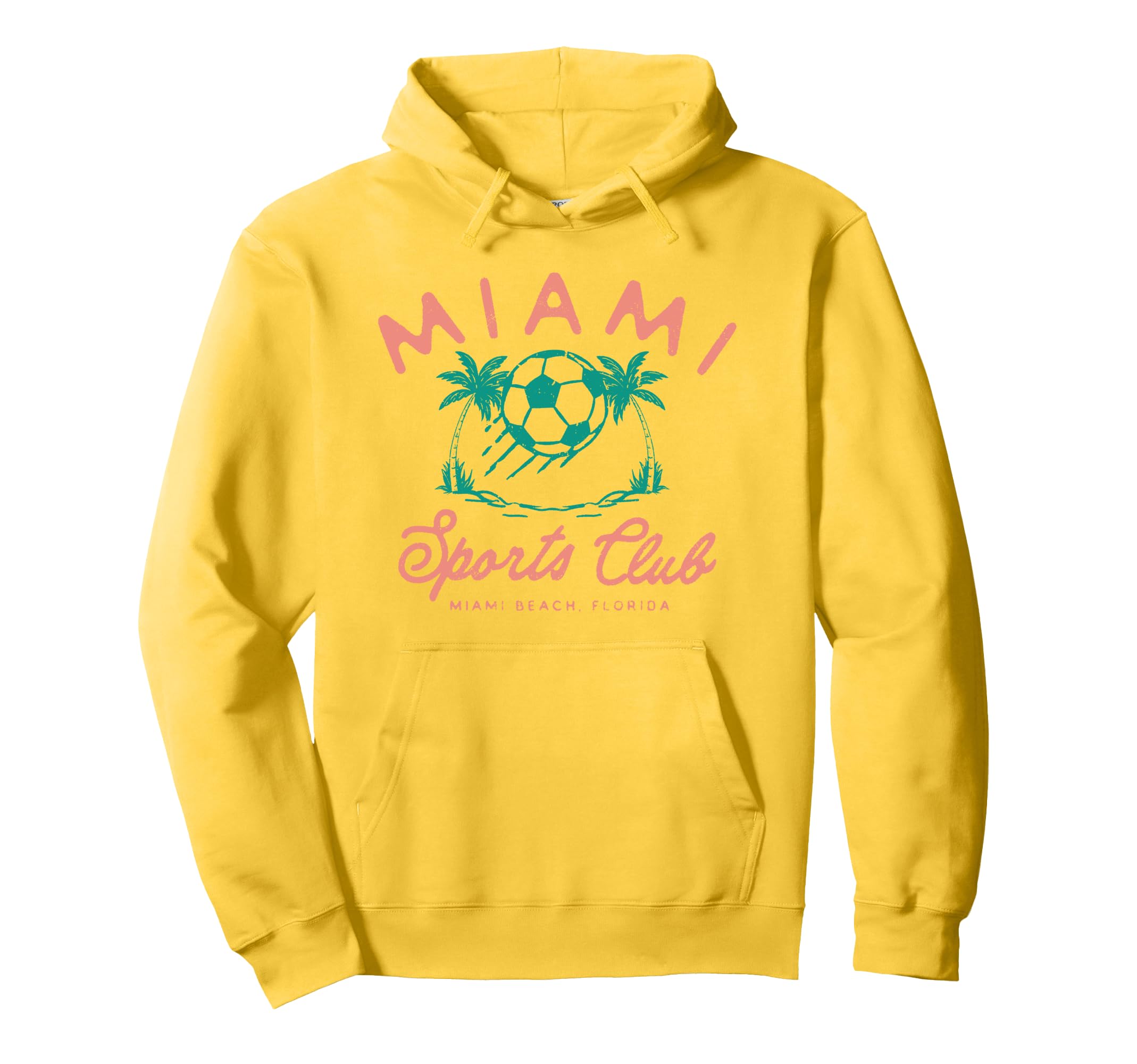 Trendy Miami Soccer Sports Club Miami Hoodie - Streetwear Style Men Women - T-Shirt, Sweatshirt, Hoodie
