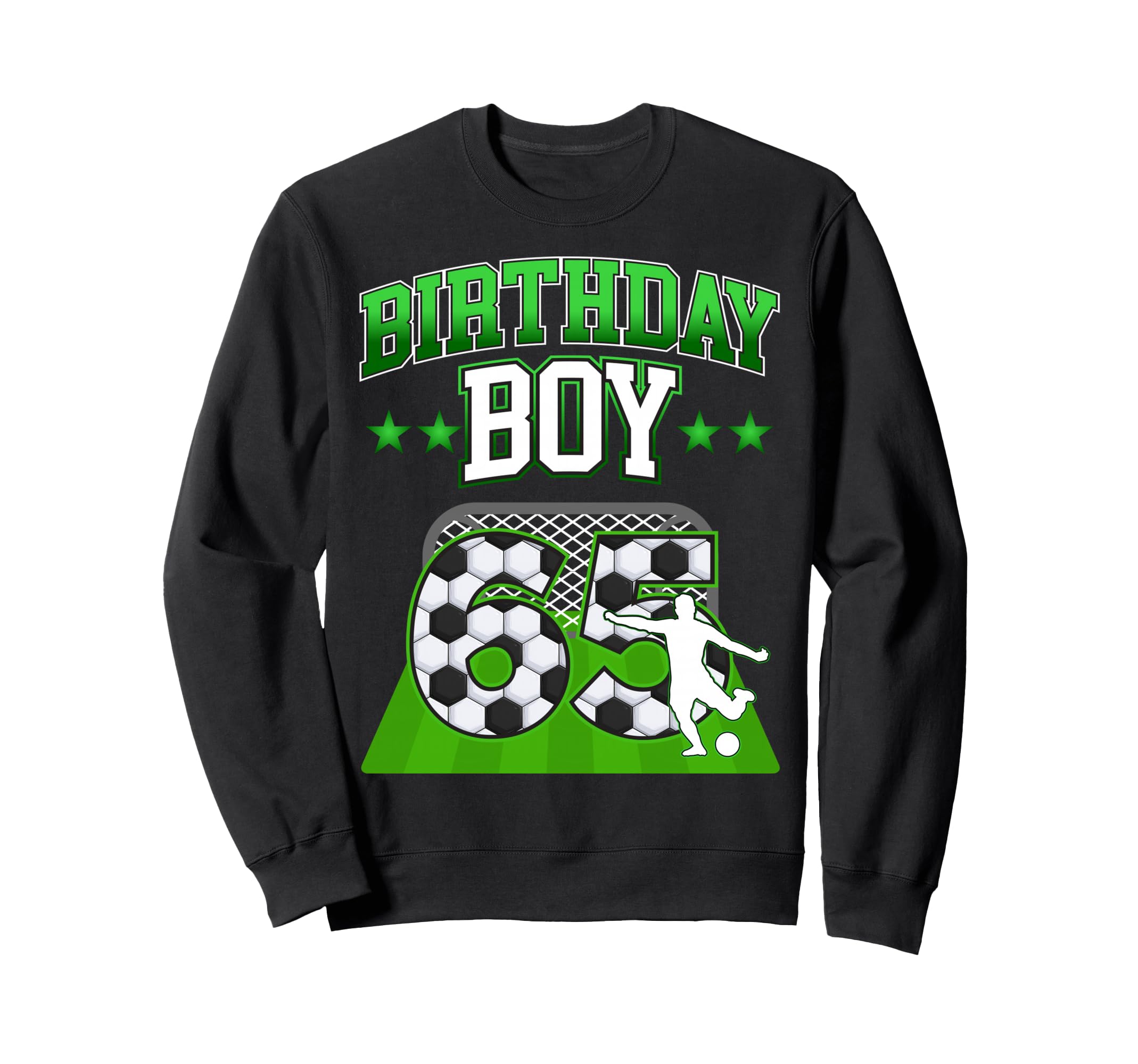 Soccer Themed Birthday Outfit 65 Year Sweatshirt - Graphic Print Men Women - T-Shirt, Sweatshirt, Hoodie