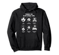 Soccer My Spare Time Sports Soccer Mom Hoodie - Novelty Apparel for Adults - T-Shirt, Sweatshirt, Hoodie