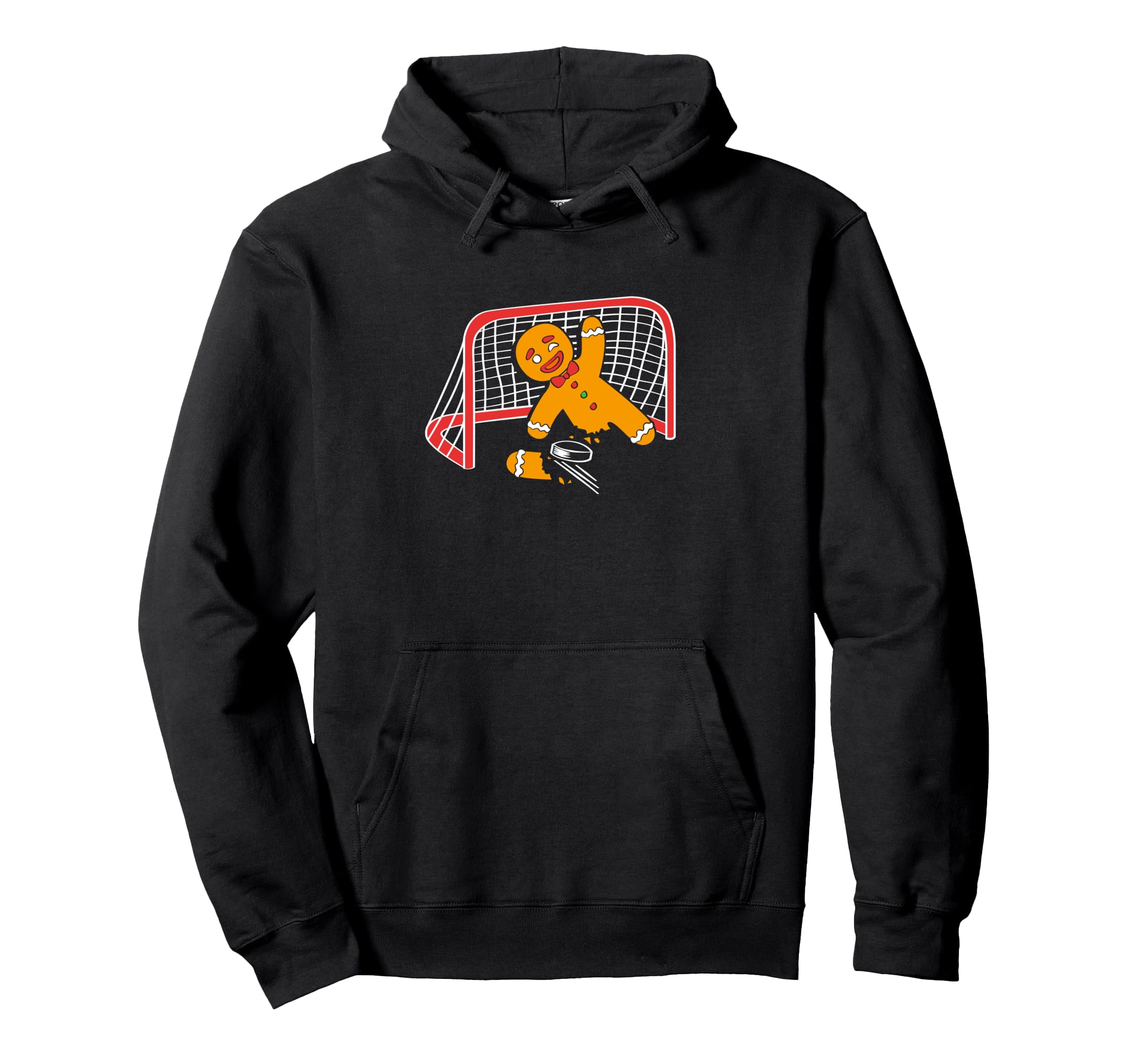 Funny Gingerbread Cookie Soccer Player Hoodie - Trendy Graphic Unisex - T-Shirt, Sweatshirt, Hoodie