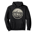 Denali Est 1917 Alaska National Park Hoodie - Trendy Graphic Men Women - T-Shirt, Sweatshirt, Hoodie
