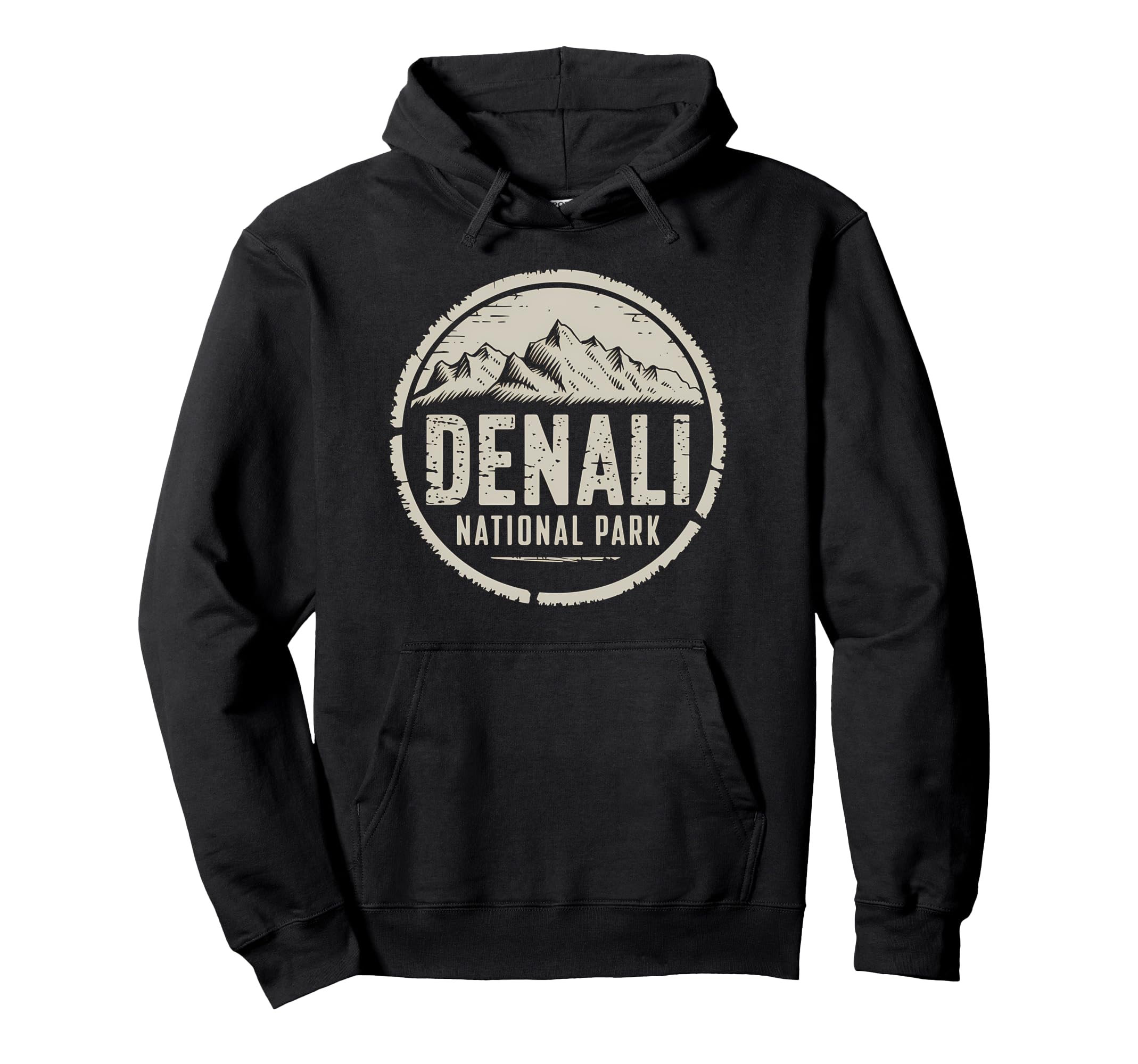 Denali Est 1917 Alaska National Park Hoodie - Trendy Graphic Men Women - T-Shirt, Sweatshirt, Hoodie