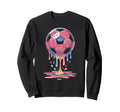 Soccer Ball Drip Ice Cream Sweatshirt - Casual Everyday Wear for Adults - T-Shirt, Sweatshirt, Hoodie