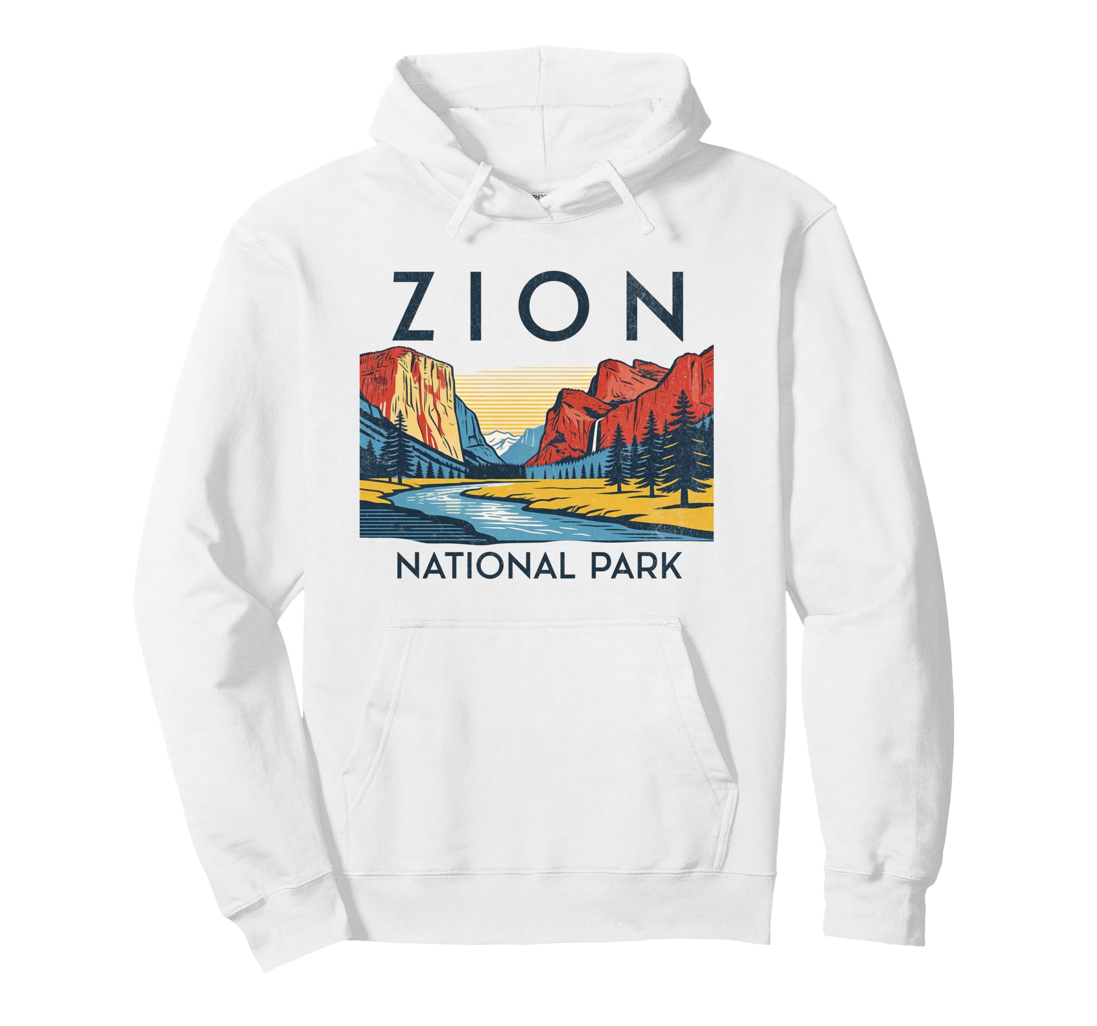 Zion National Park Utah Usa Outdoor Hoodie - Graphic Print Unisex - T-Shirt, Sweatshirt, Hoodie