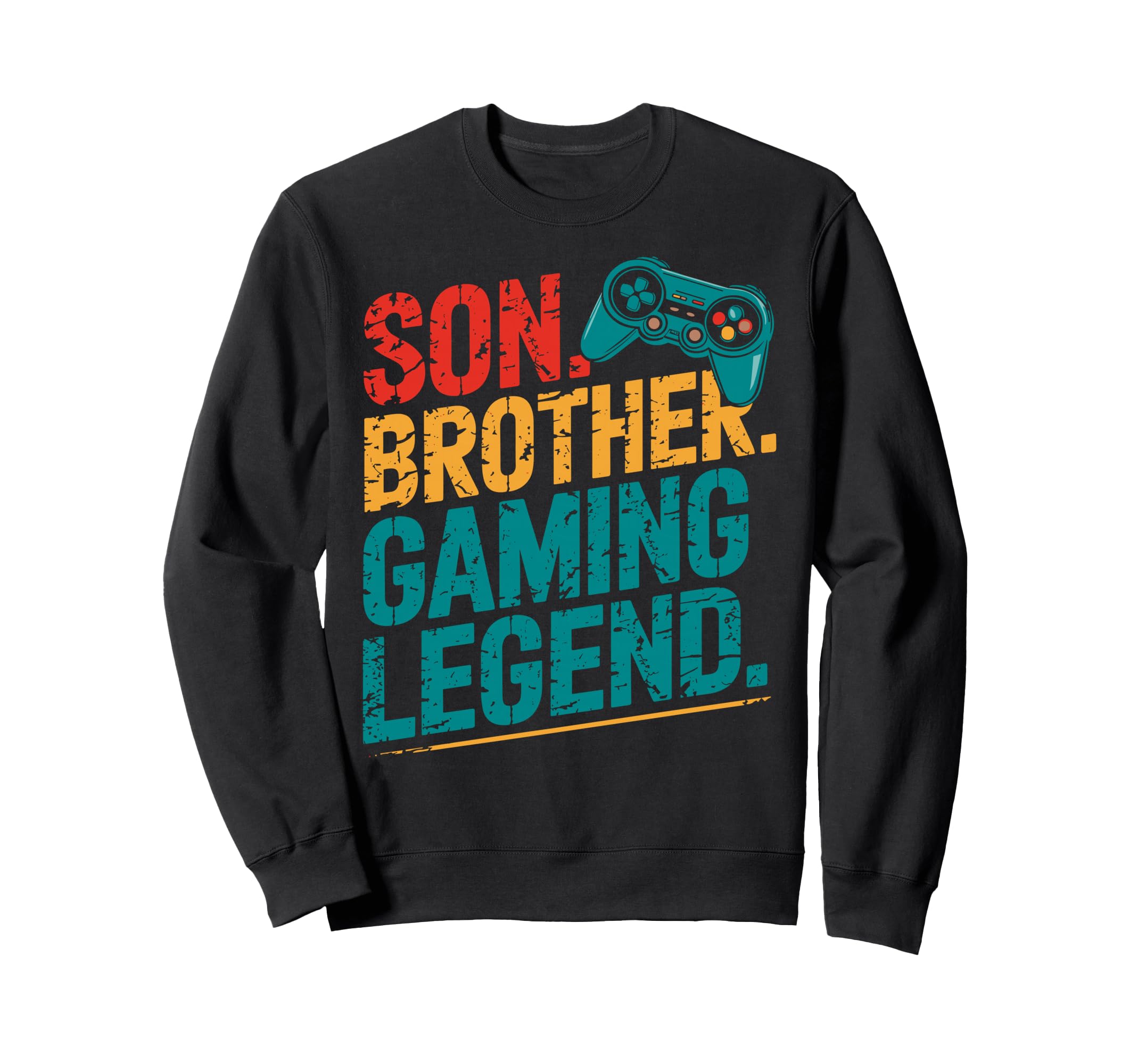 Son Brother Gamer Legend Video Game Sweatshirt - Novelty Apparel Men Women - T-Shirt, Sweatshirt, Hoodie