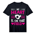 My Heart Is That Field I Soccer T-Shirt - Minimalist Print for Adults - T-Shirt, Sweatshirt, Hoodie