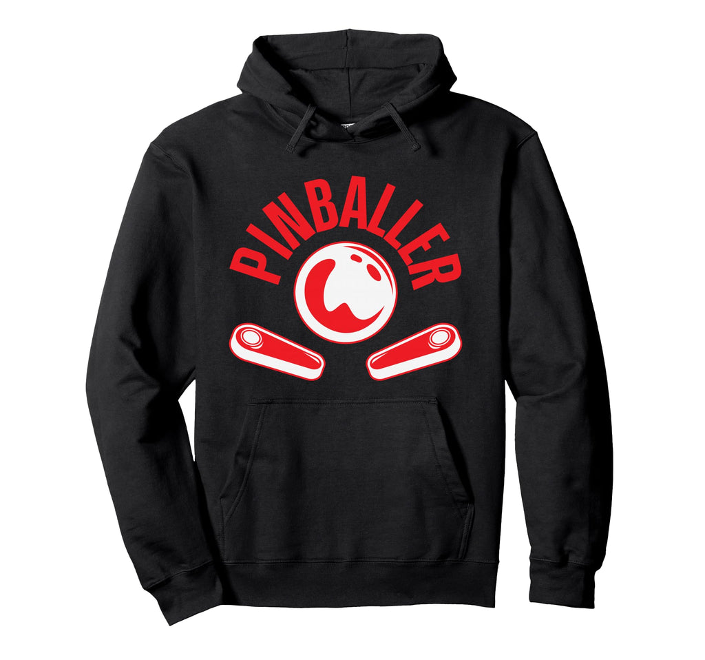 Pinballer Arcade Gaming Pinball Machine Hoodie - Unique Graphic Men Women - T-Shirt, Sweatshirt, Hoodie